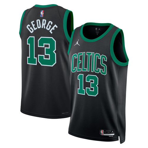 Boston Celtics Jordan Brand Statement Edition Swingman Jersey - Black - Paul George - Unisex