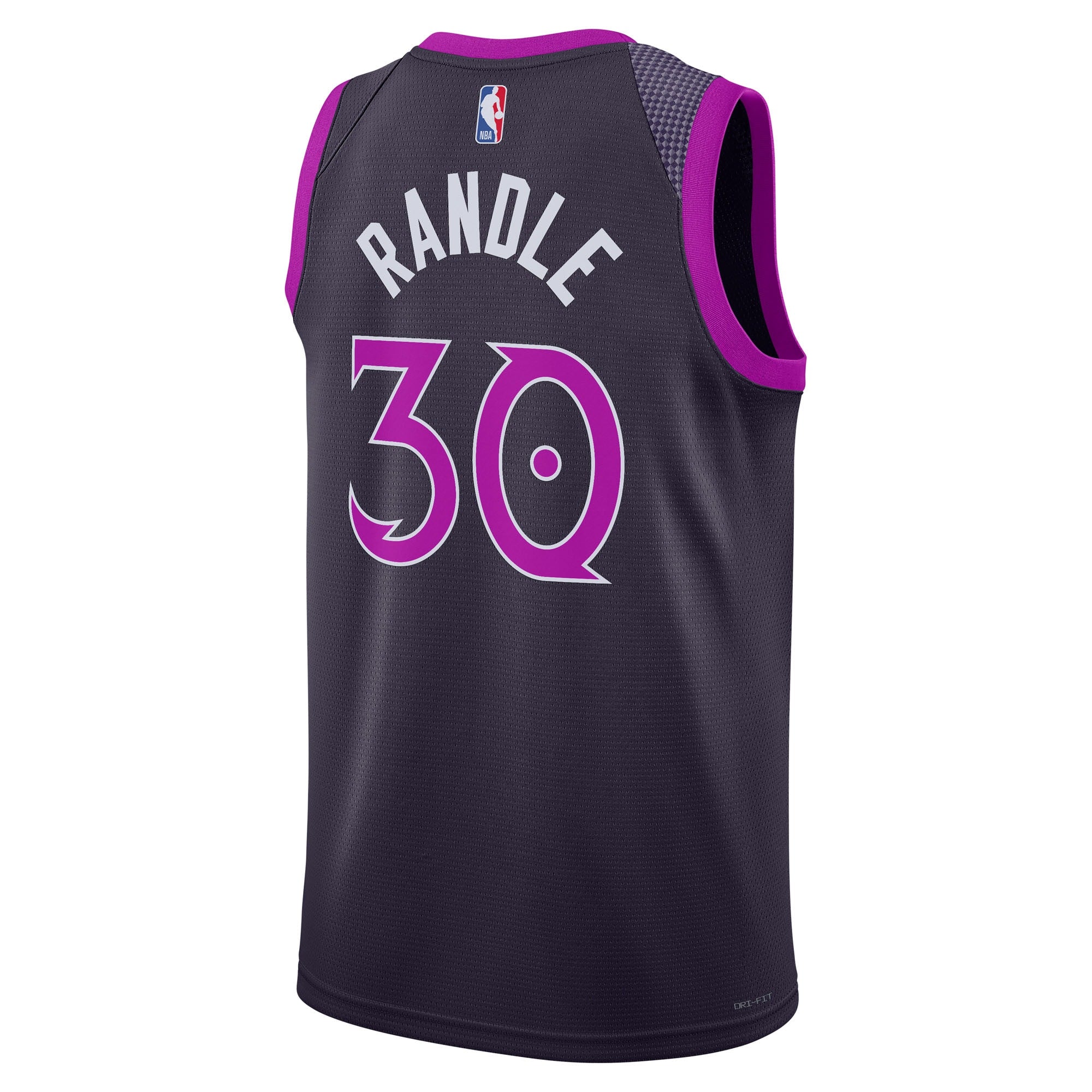 Minnesota Timberwolves Nike 2025/26 City Edition Swingman Jersey - Black - Julius Randle - Unisex