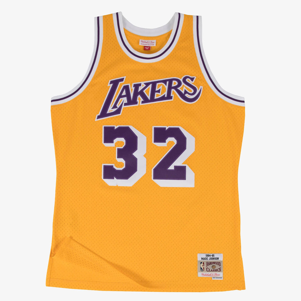 Los Angeles Lakers Mitchell & Ness Swingman Jersey Magic Johnson 1984