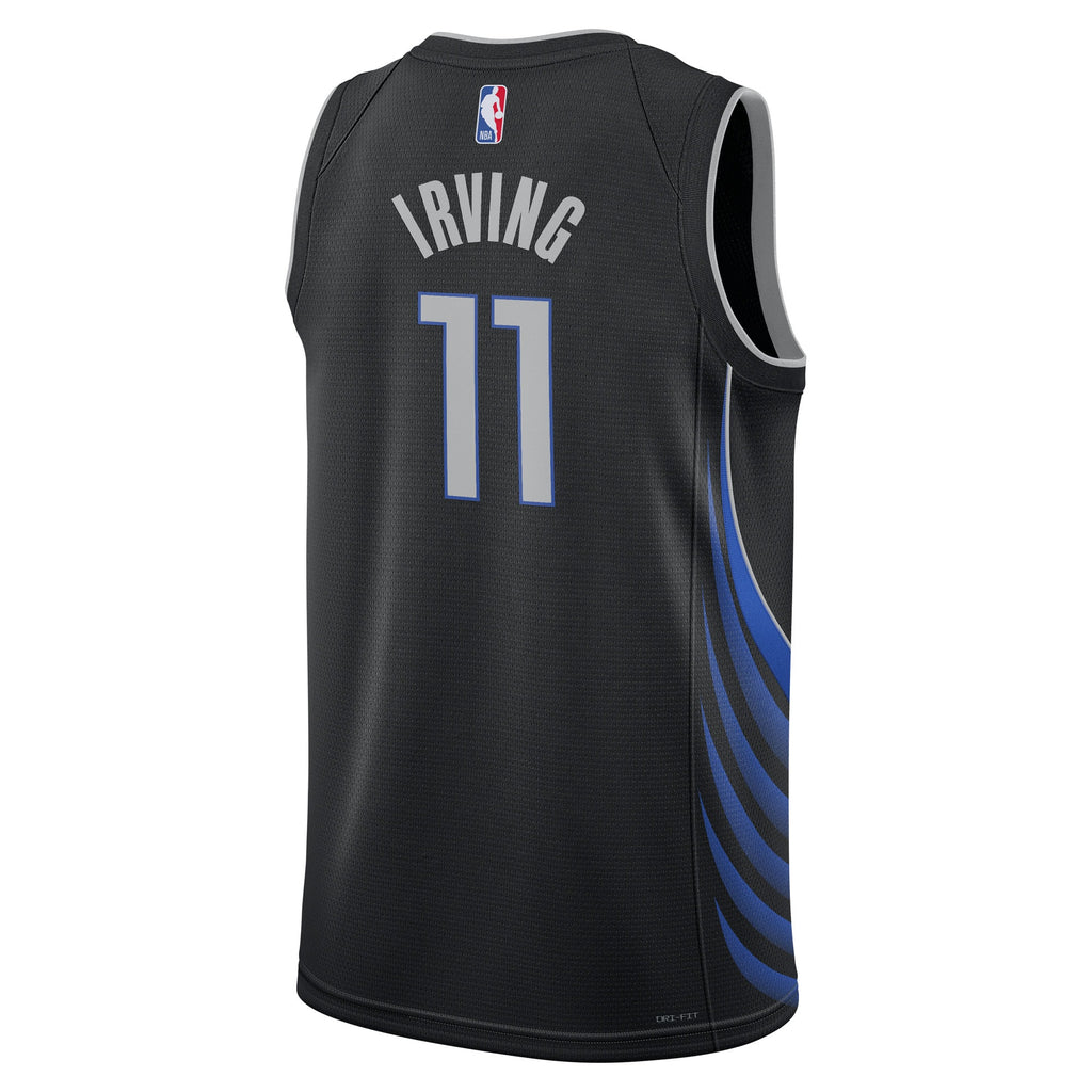 Dallas Mavericks Nike 2025/26 City Edition Swingman Jersey - Black - Kyrie Irving - Unisex