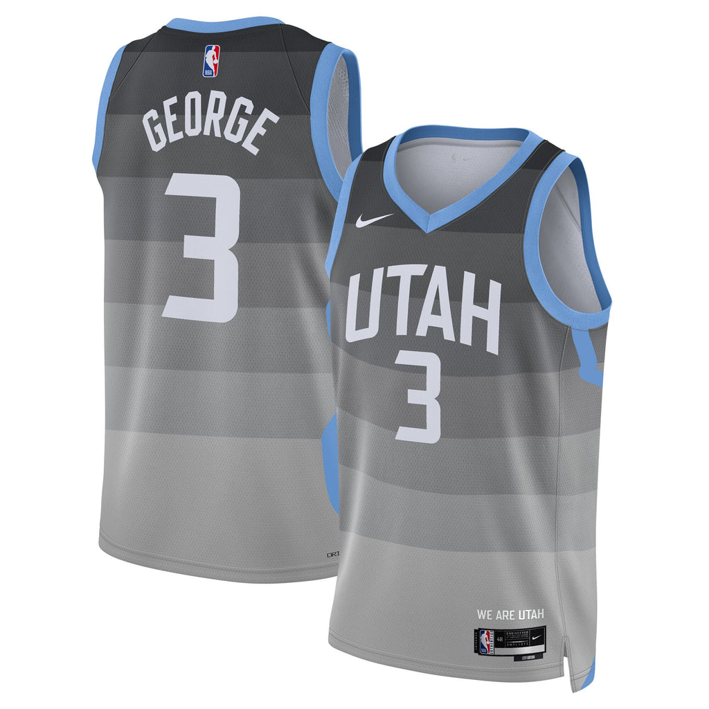 Utah Jazz Nike 2025/26 City Edition Swingman Jersey - Gray - Keyonte George - Unisex