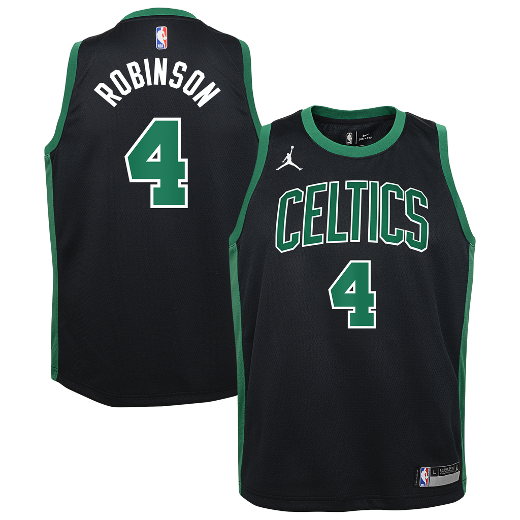 Boston Celtics Jordan Brand Statement Edition Swingman Jersey - Black - Mitchell Robinson - Youth