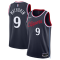 Los Angeles Clippers Nike Replica Icon Edition Swingman Jersey - Navy - Bennedict Mathurin - Youth
