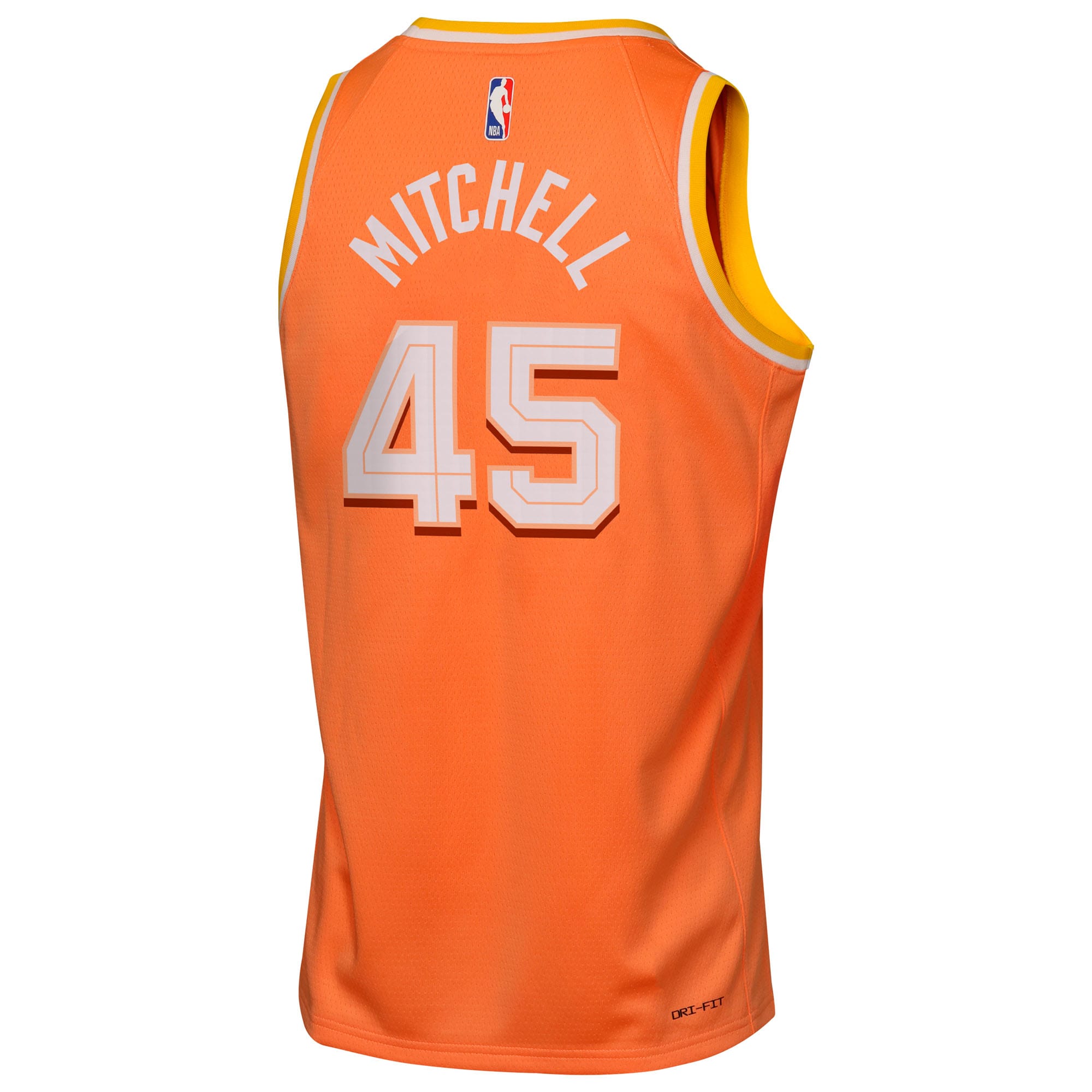 Cleveland Cavaliers Nike 2025/26 City Edition Swingman Jersey - Orange - Donovan Mitchell - Youth