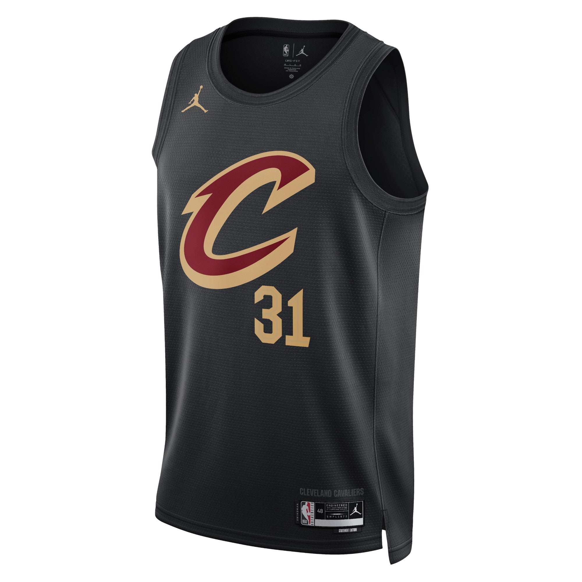 Cleveland Cavaliers Jordan Statement Edition Swingman Jersey - Black - Jarrett Allen - Unisex