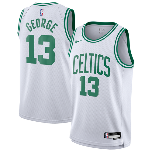 Boston Celtics Nike Association Edition Swingman Jersey - White - Paul George - Youth