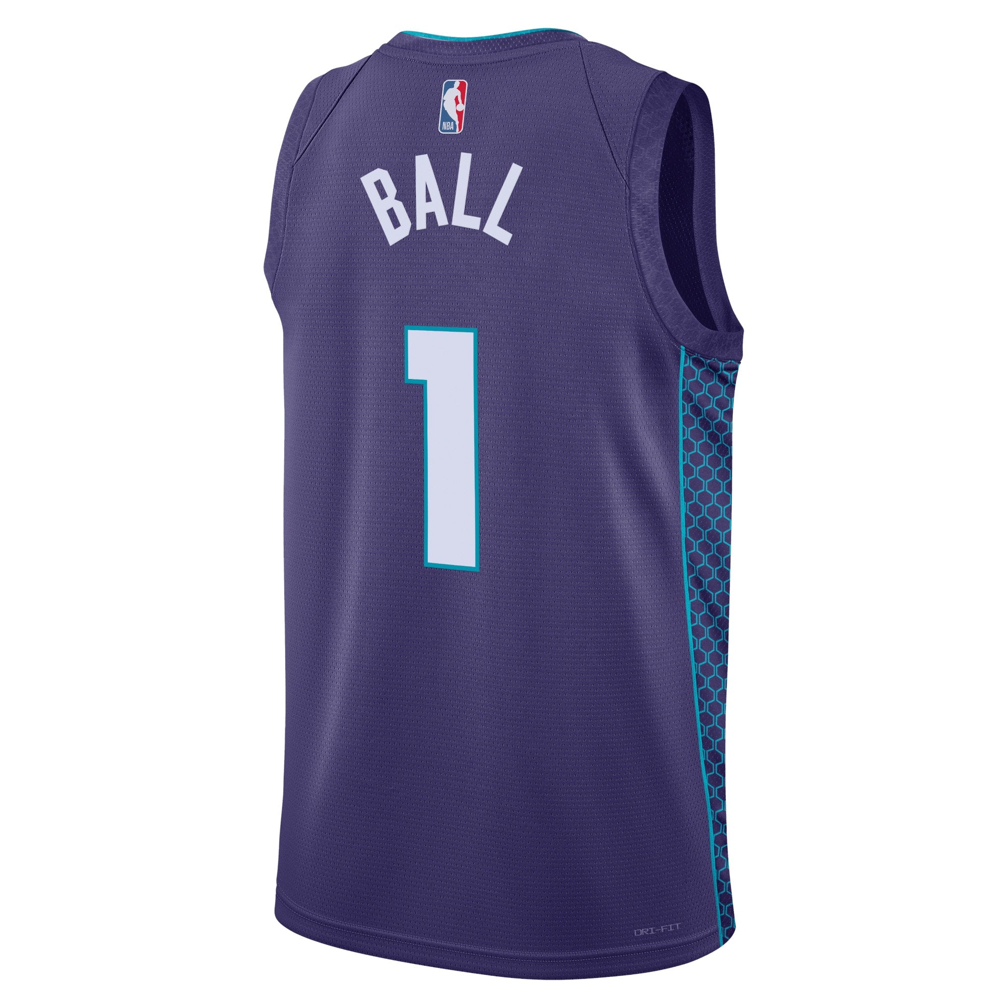 Charlotte Hornets Jordan Brand Statement Edition Swingman Jersey - Purple - LaMelo Ball - Unisex