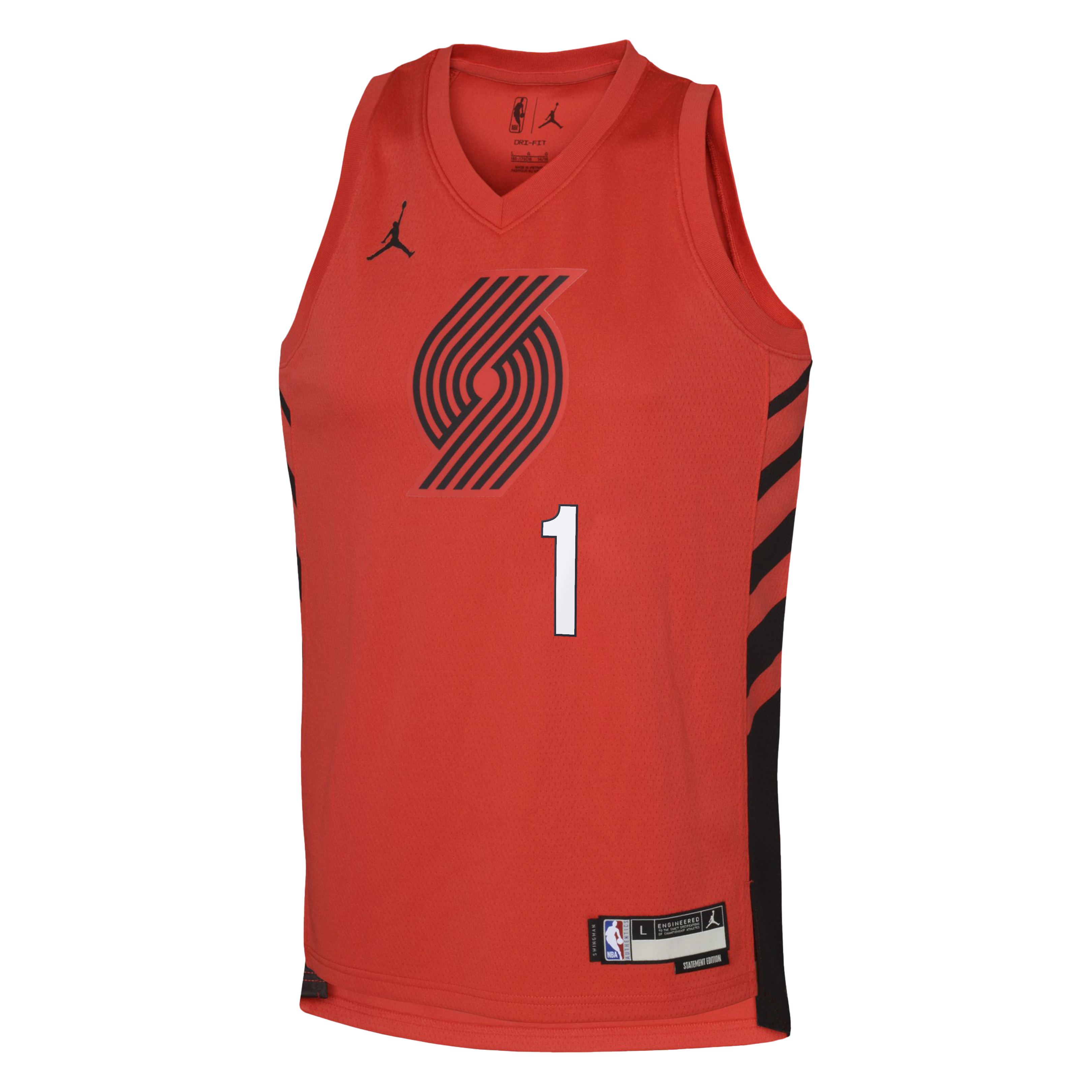 Portland Trail Blazers Jordan Brand Statement Edition Swingman Jersey - Red - Ja Morant - Youth