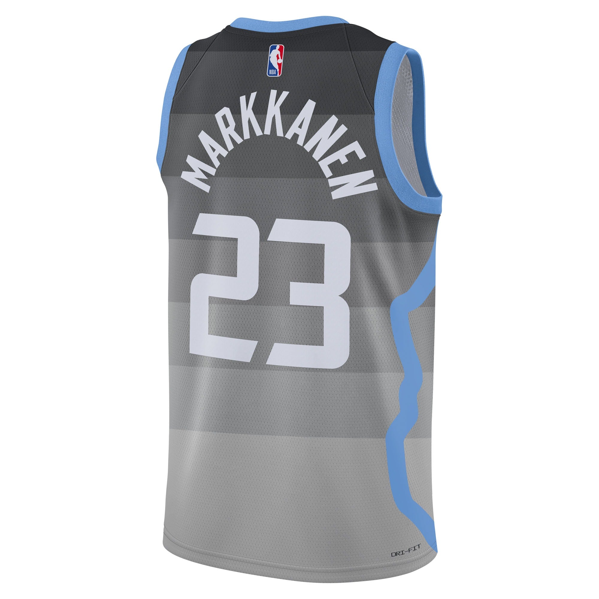 Utah Jazz Nike 2025/26 City Edition Swingman Jersey - Gray - Lauri Markkanen - Unisex