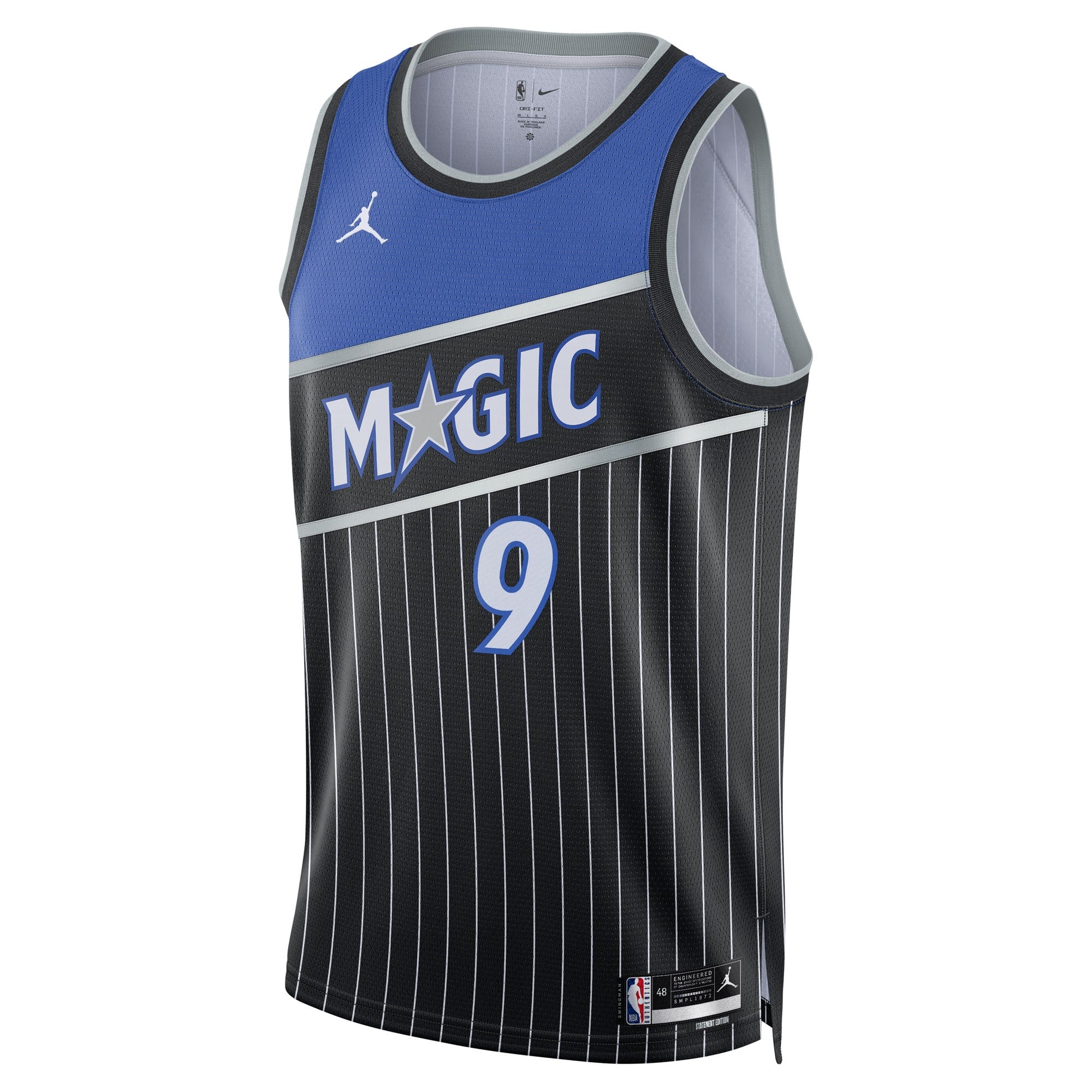 Orlando Magic Jordan Brand Statement Edition Jersey - Black - Nikola Vučević - Unisex