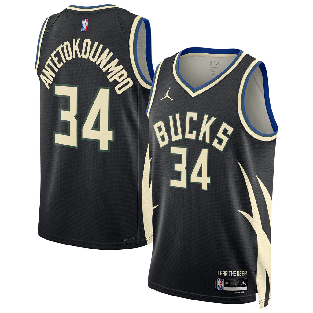 Milwaukee Bucks NBA Statement Swingman Jersey - Giannis Antetokounmpo