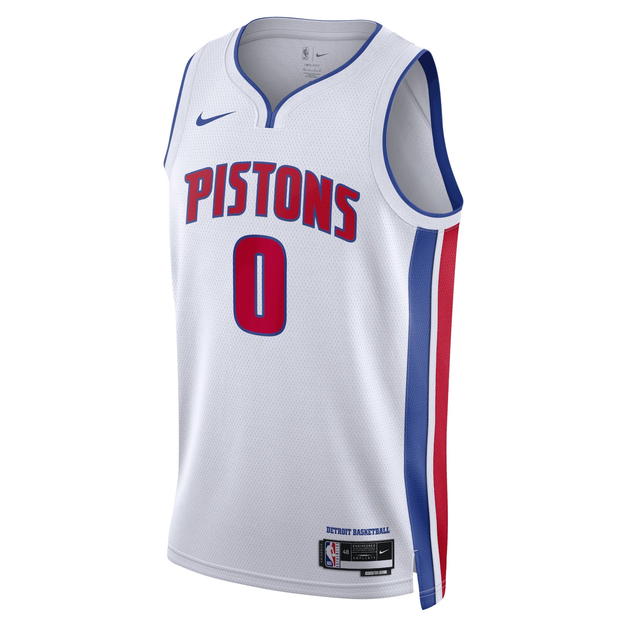 Detroit Pistons Nike Association Edition Swingman Jersey - White - Jalen Duren - Unisex
