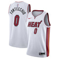 Miami Heat Nike Association Edition Swingman Jersey - White - Simone Fontecchio - Youth