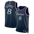 Philadelphia 76ers Nike 2025/26 City Edition Swingman Jersey - Navy - Paul George - Unisex