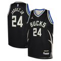 Milwaukee Bucks Jordan Brand Statement Edition Swingman Jersey - Hunter Green - Jaime Jaquez Jr. - Youth