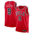 Chicago Bulls Nike Icon Edition Swingman Jersey - Red - Nikola Vučević - Unisex