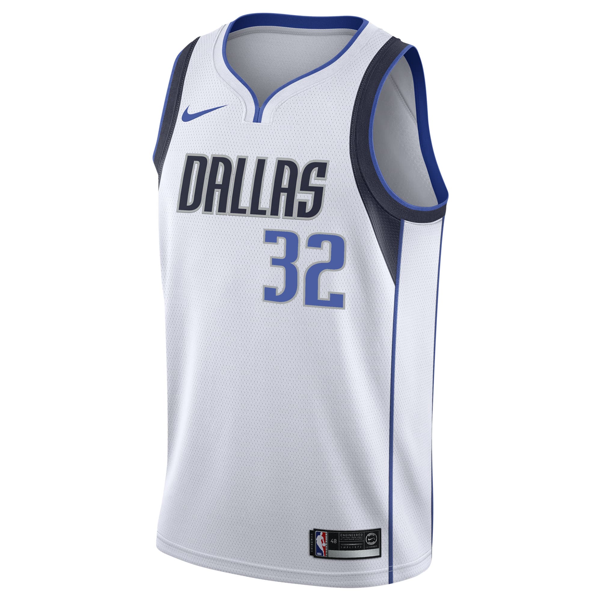 Dallas Mavericks Nike Association Edition Swingman Jersey NBA 2025 First Round Draft Pick - White - Cooper Flagg - Youth