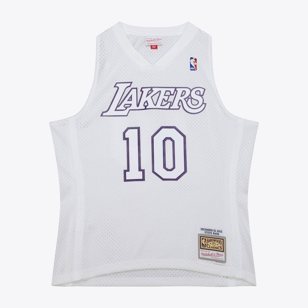 Los Angeles Lakers Mitchell & Ness Steve Nash 2012 Day Authentic Jersey - White