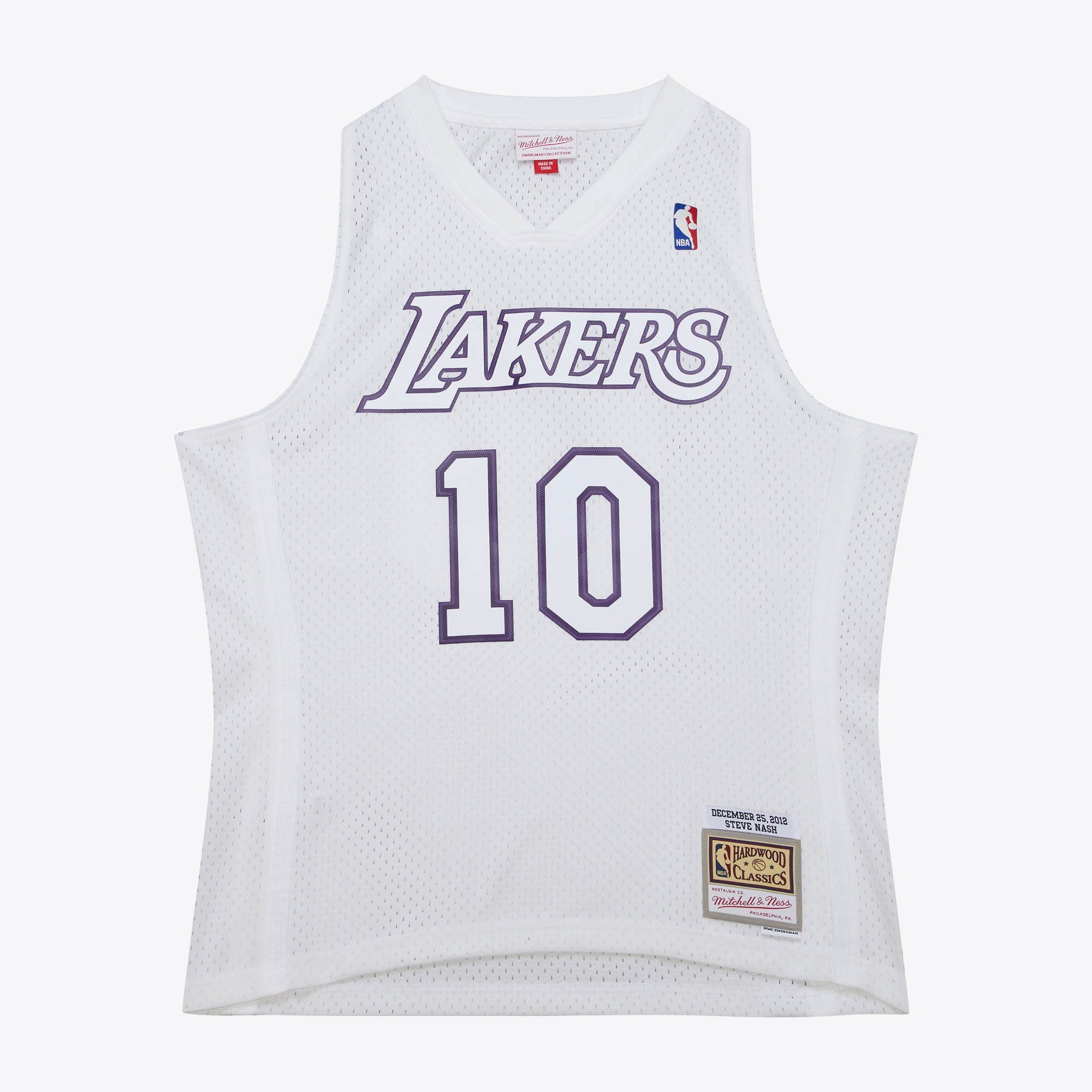 Los Angeles Lakers Mitchell & Ness Steve Nash 2012 Day Authentic Jersey - White