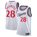 Los Angeles Clippers Nike Replica Association Edition Swingman Jersey - White - Rui Hachimura - Unisex