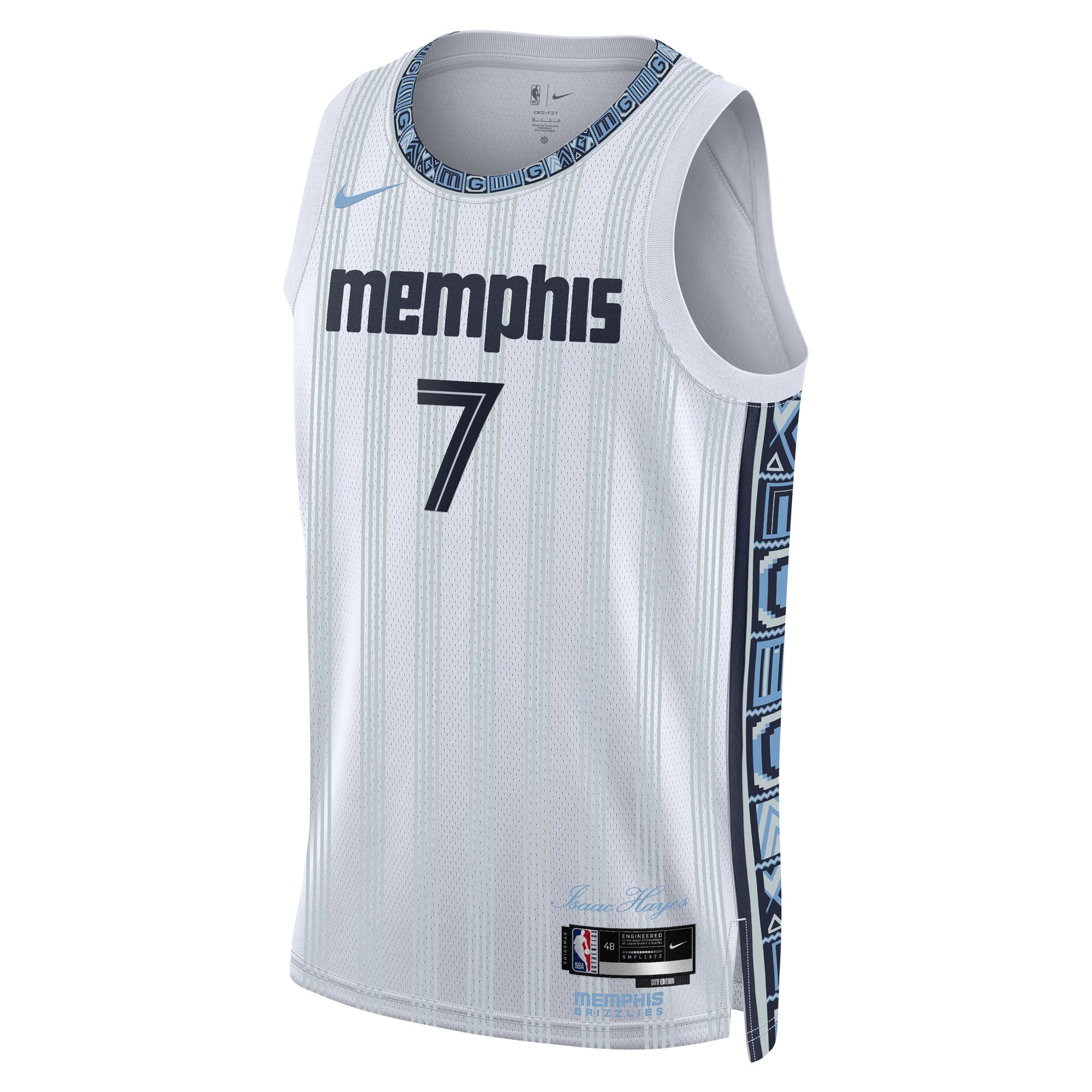 Memphis Grizzlies Nike 2025/26 City Edition Swingman Jersey - Gray - Santi Aldama - Unisex