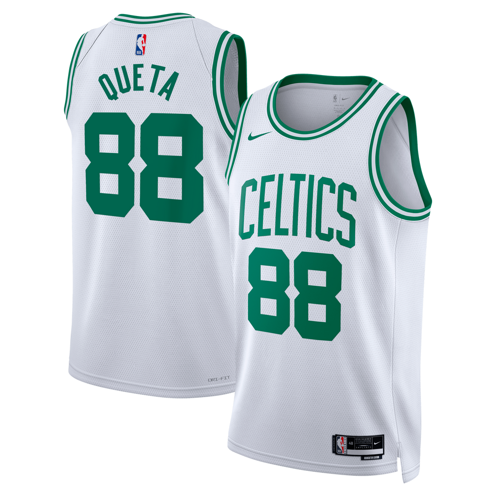 Boston Celtics Nike Association Edition Swingman Jersey - White - Neemias Queta - Unisex