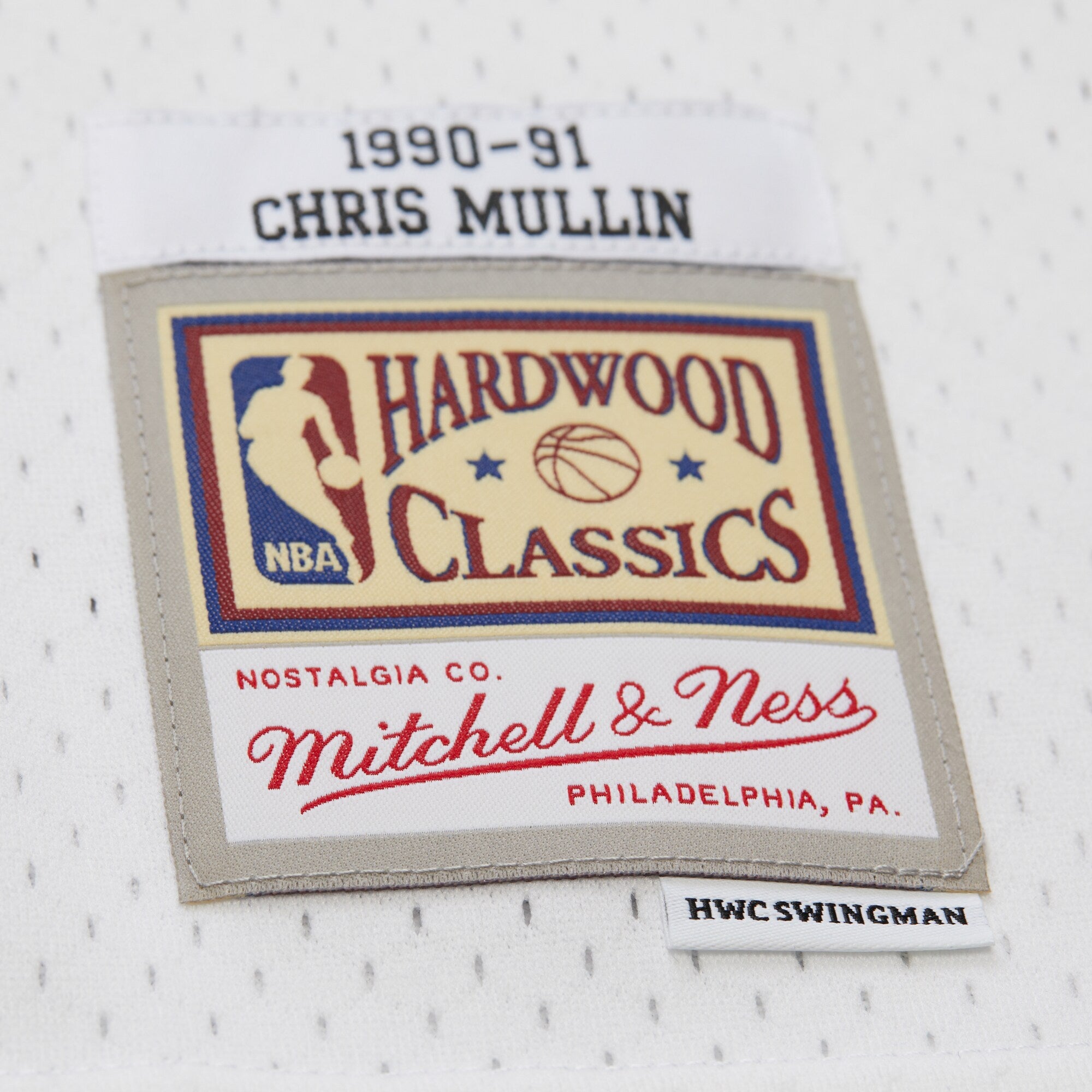 Golden State Warriors Mitchell & Ness Swingman Jersey 1990 Chris Mullin