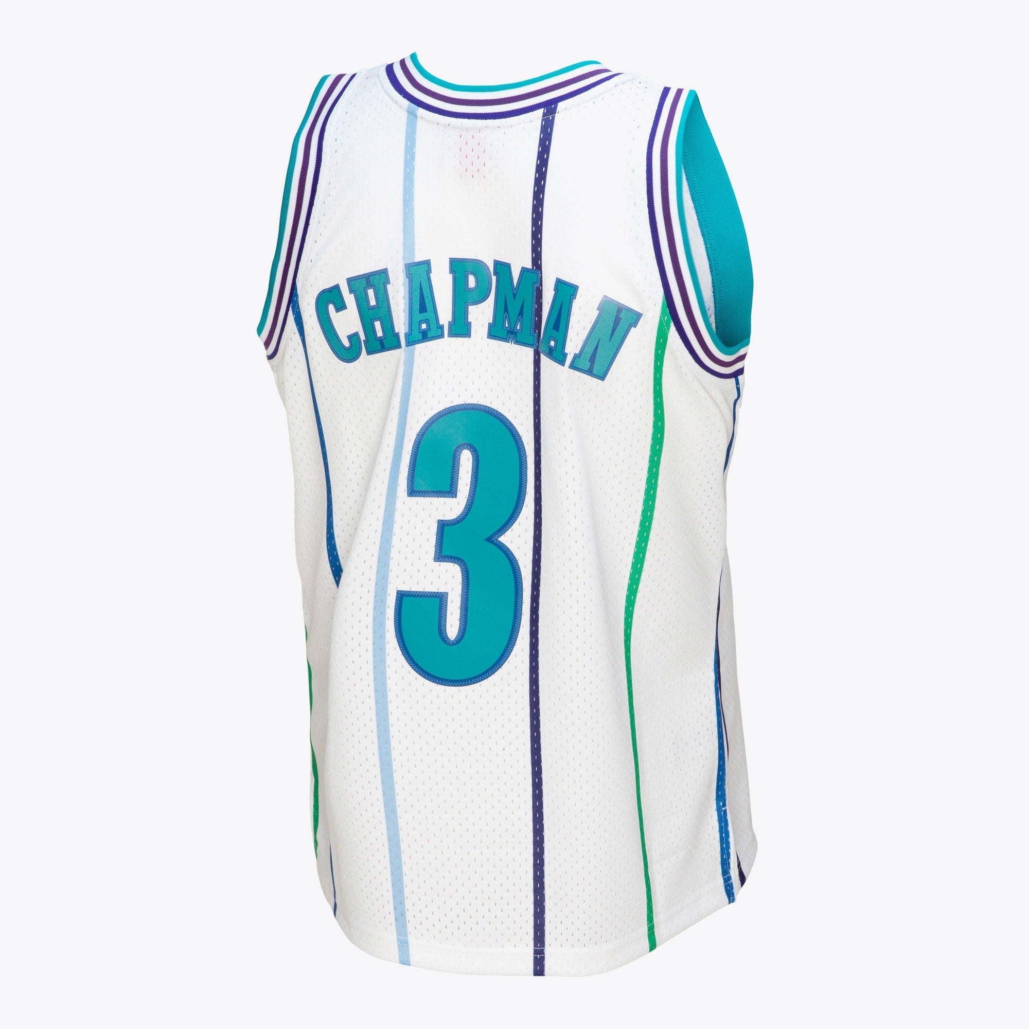 Charlotte Hornets Mitchell & Ness Rex Chapman 1988 Authentic Jersey - White