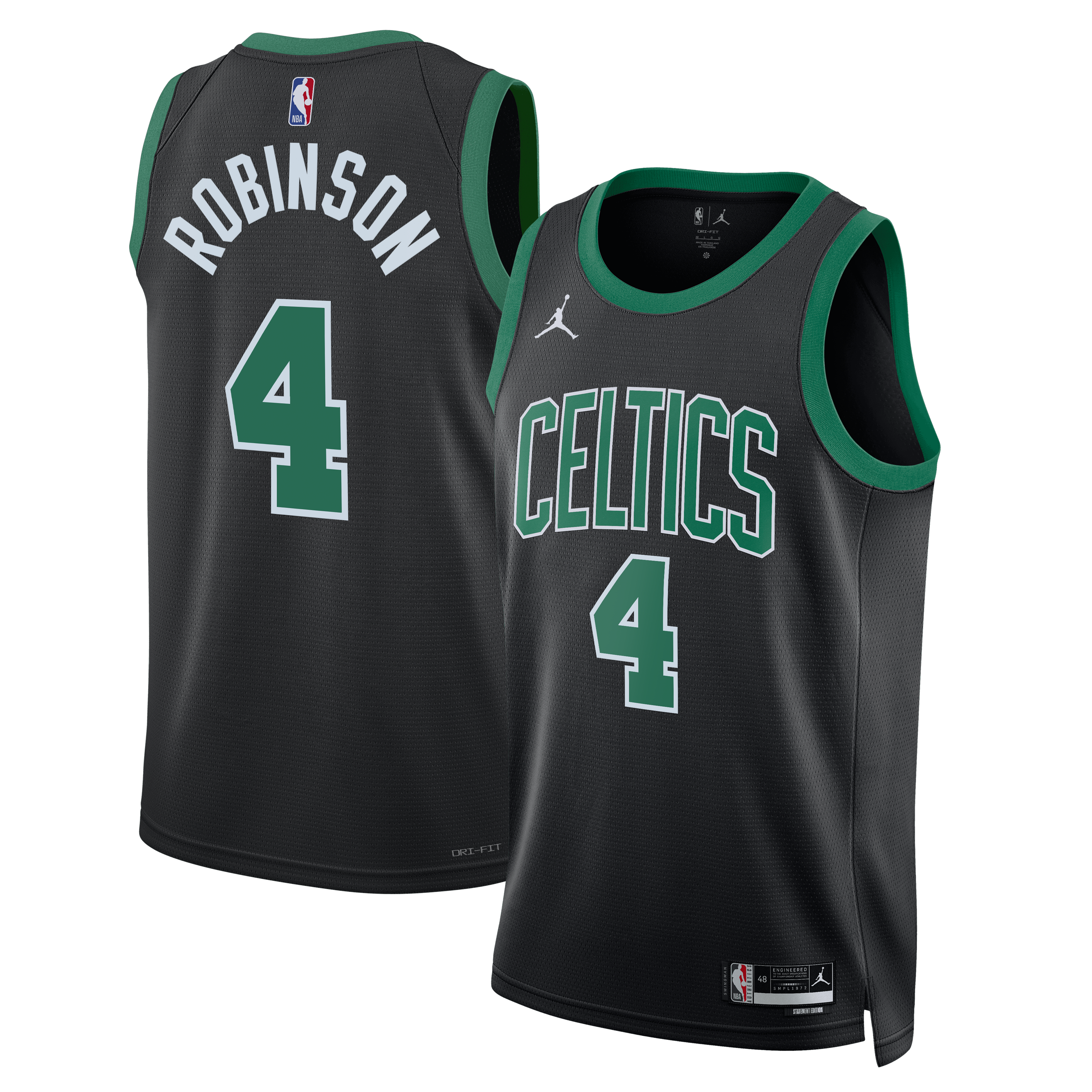 Boston Celtics Jordan Brand Statement Edition Swingman Jersey - Black - Mitchell Robinson - Unisex