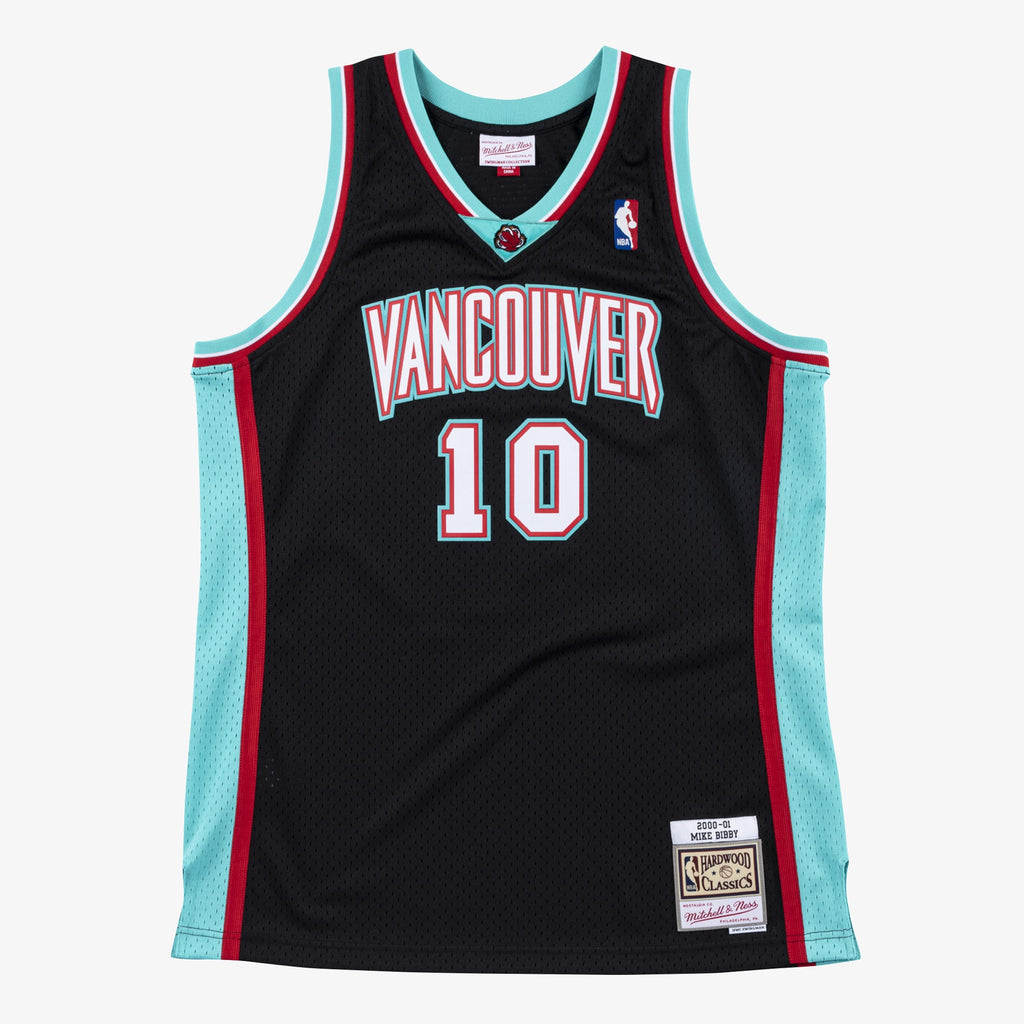 Vancouver Grizzlies Mitchell & Ness Mike Bibby 2000 Swingman Authentic Jersey - Black