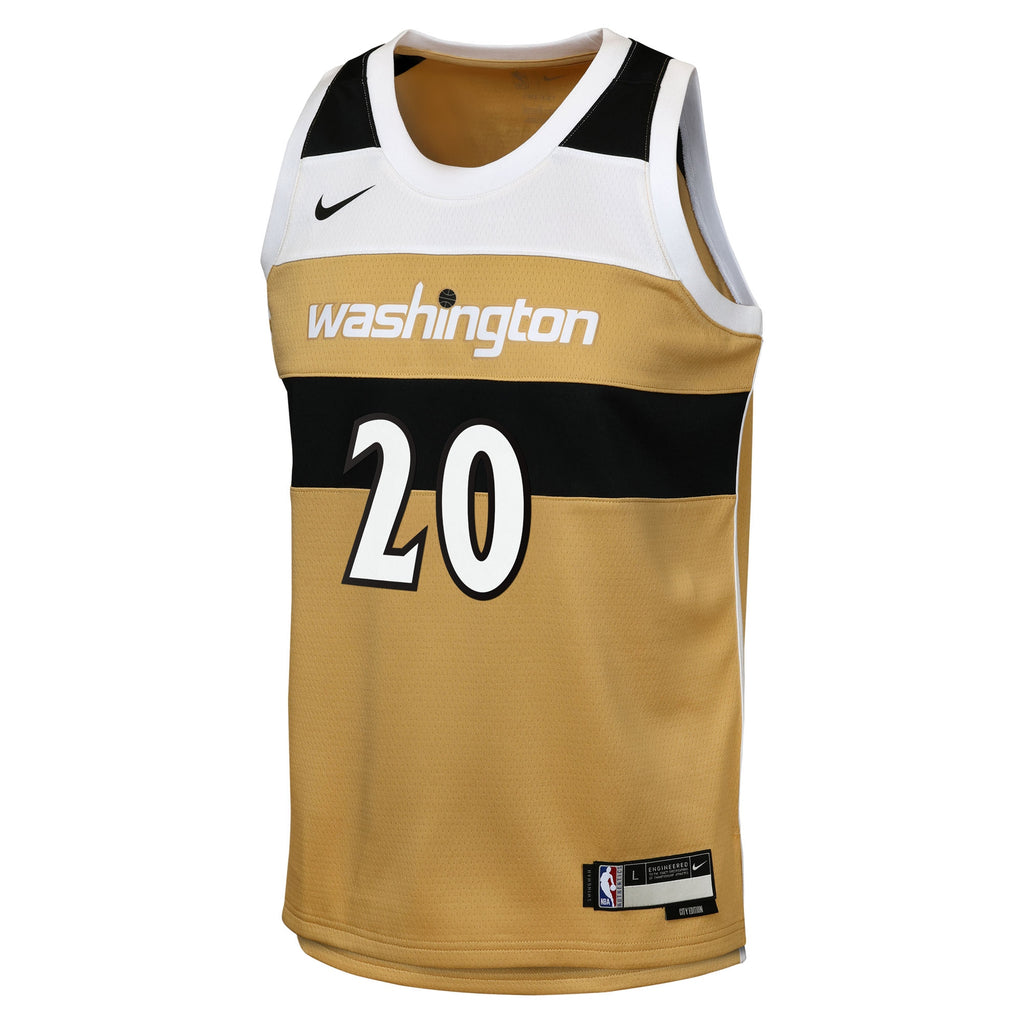 Washington Wizards Nike 2025/26 City Edition Swingman Jersey - Tan - Alex Sarr - Youth