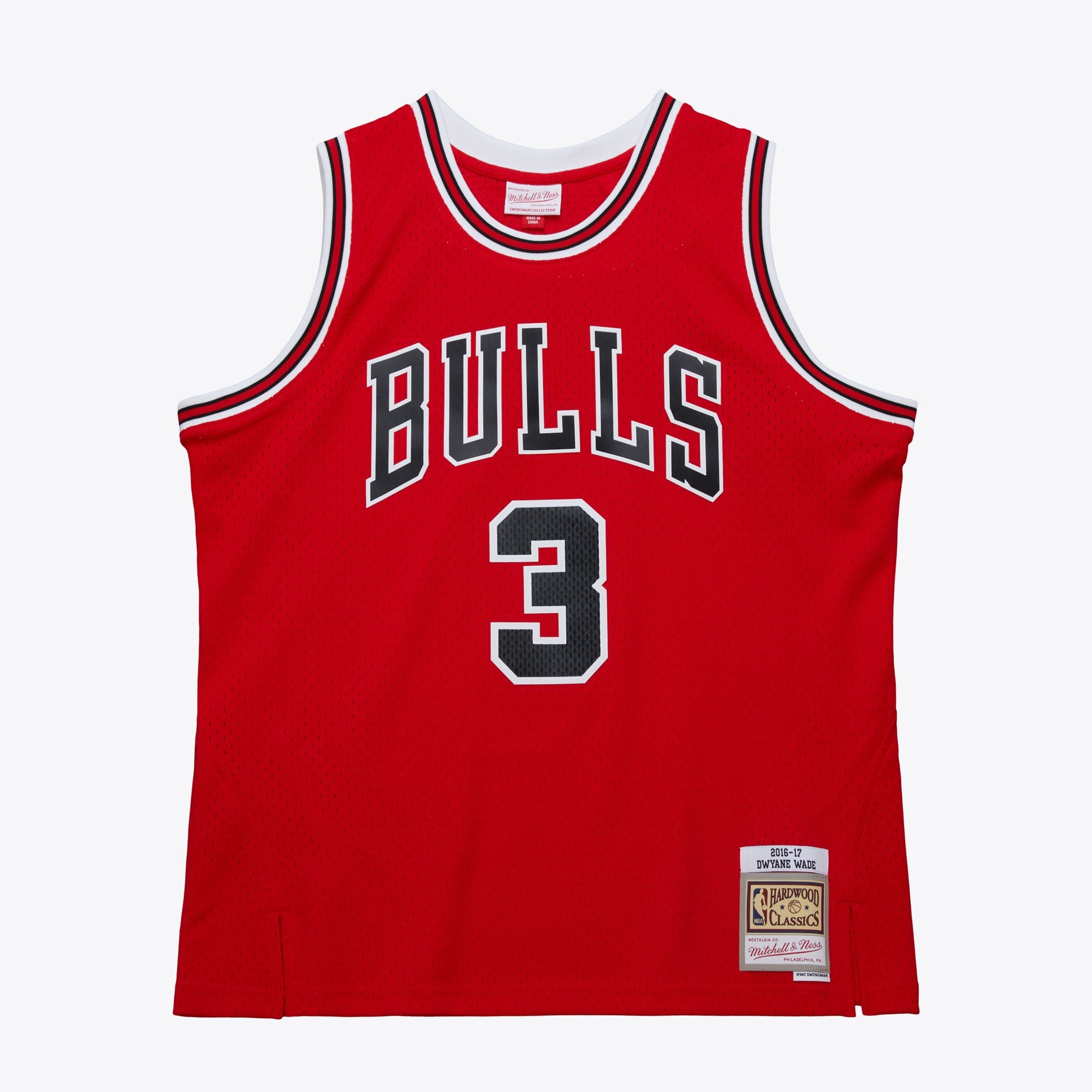 Chicago Bulls Mitchell & Ness Dark Jersey Dwyane Wade 2016