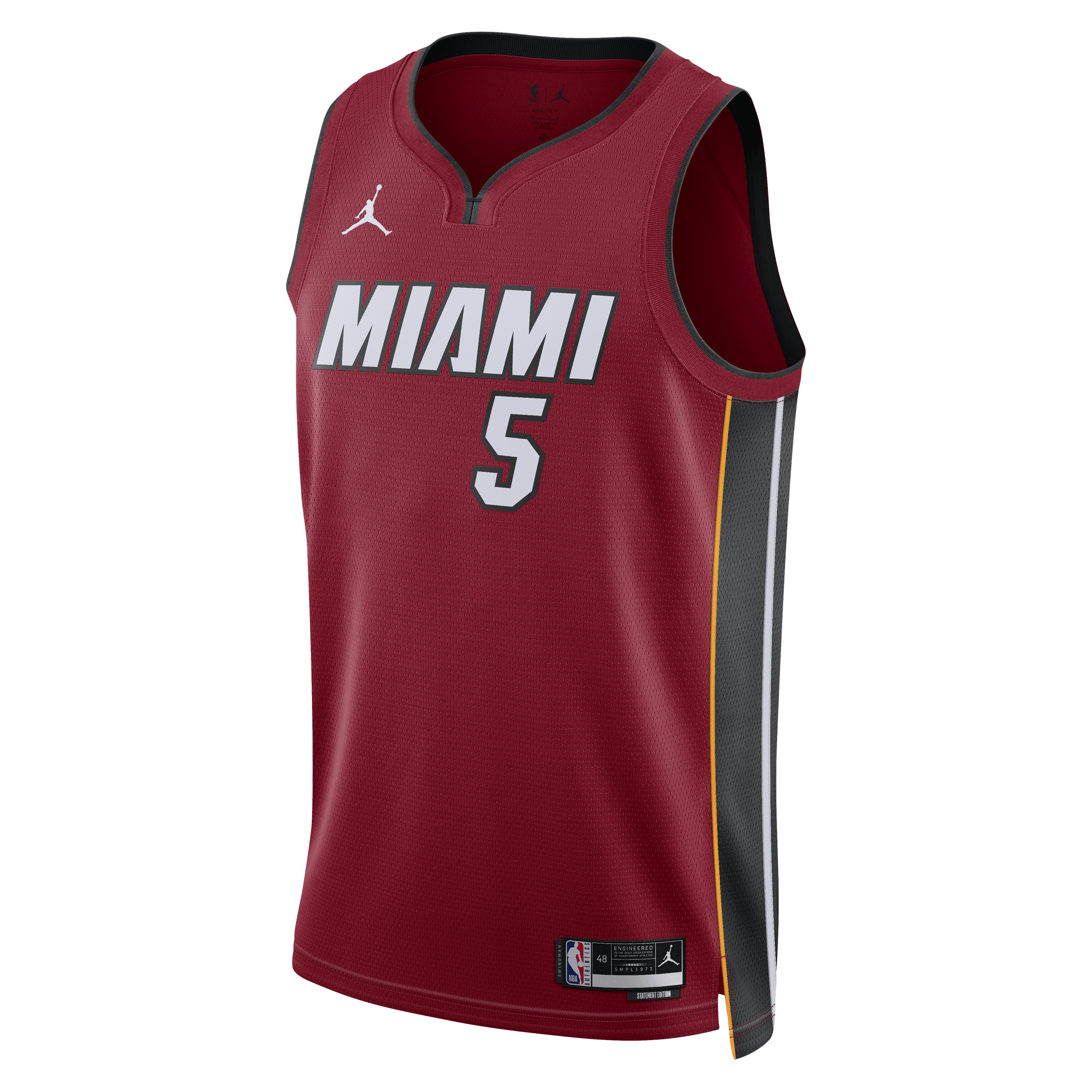 Miami Heat Jordan Brand Statement Edition Swingman Jersey - Red - Nikola Jović - Unisex
