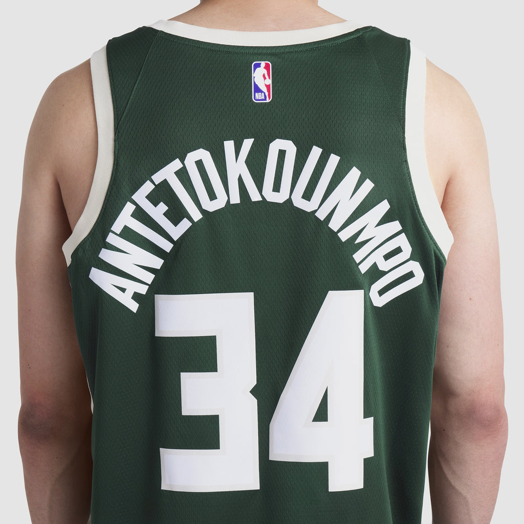Milwaukee Bucks Giannis Antetokounmpo Nike Dri-Fit Swingman Jersey