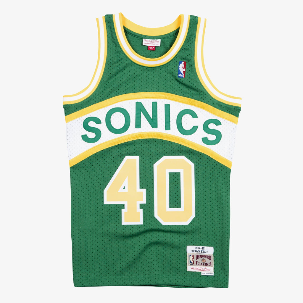 Seattle Supersonics Mitchell & Ness Swingman Jersey Shawn Kemp 1994-95