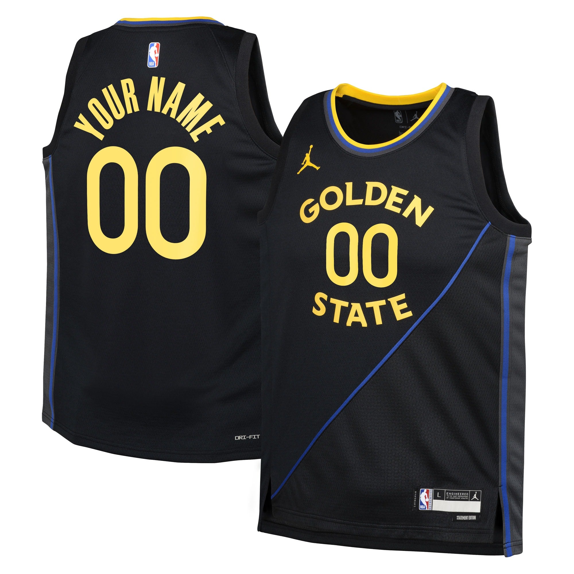 Golden State Warriors Nike Jordan Statement Jersey - Youth