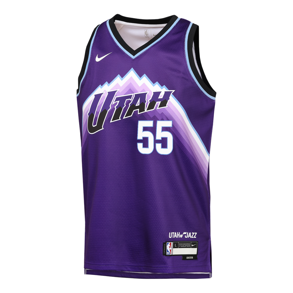 Utah Jazz Nike Replica Icon Edition Swingman Jersey - Purple - John Konchar - Youth
