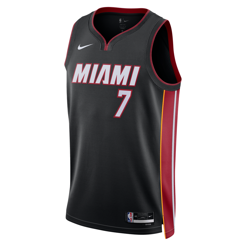 Miami Heat Nike Icon Edition Swingman Jersey - Black - Giannis Antetokounmpo - Unisex