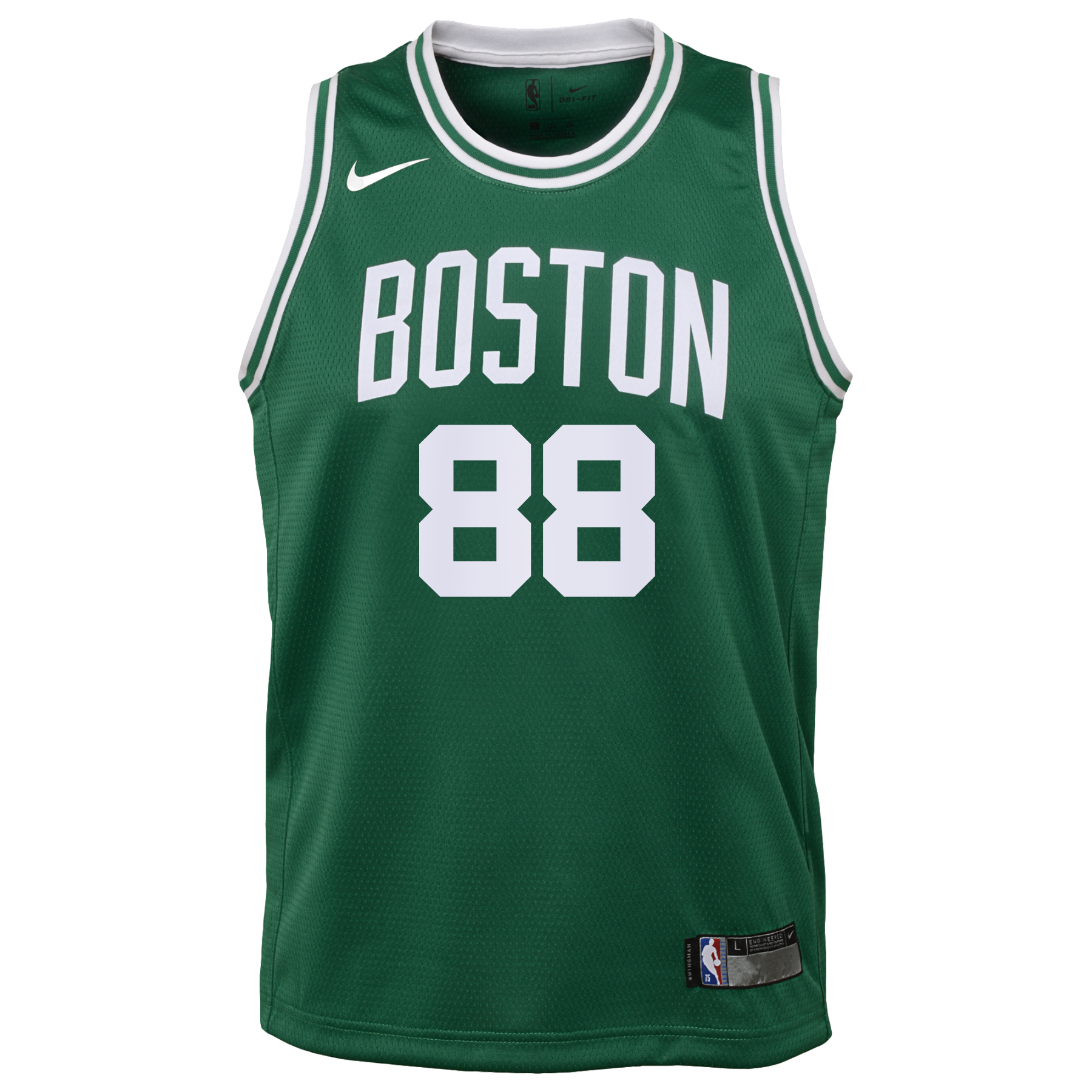 Boston Celtics Nike Icon Edition Swingman Jersey - Kelly Green - Neemias Queta - Youth