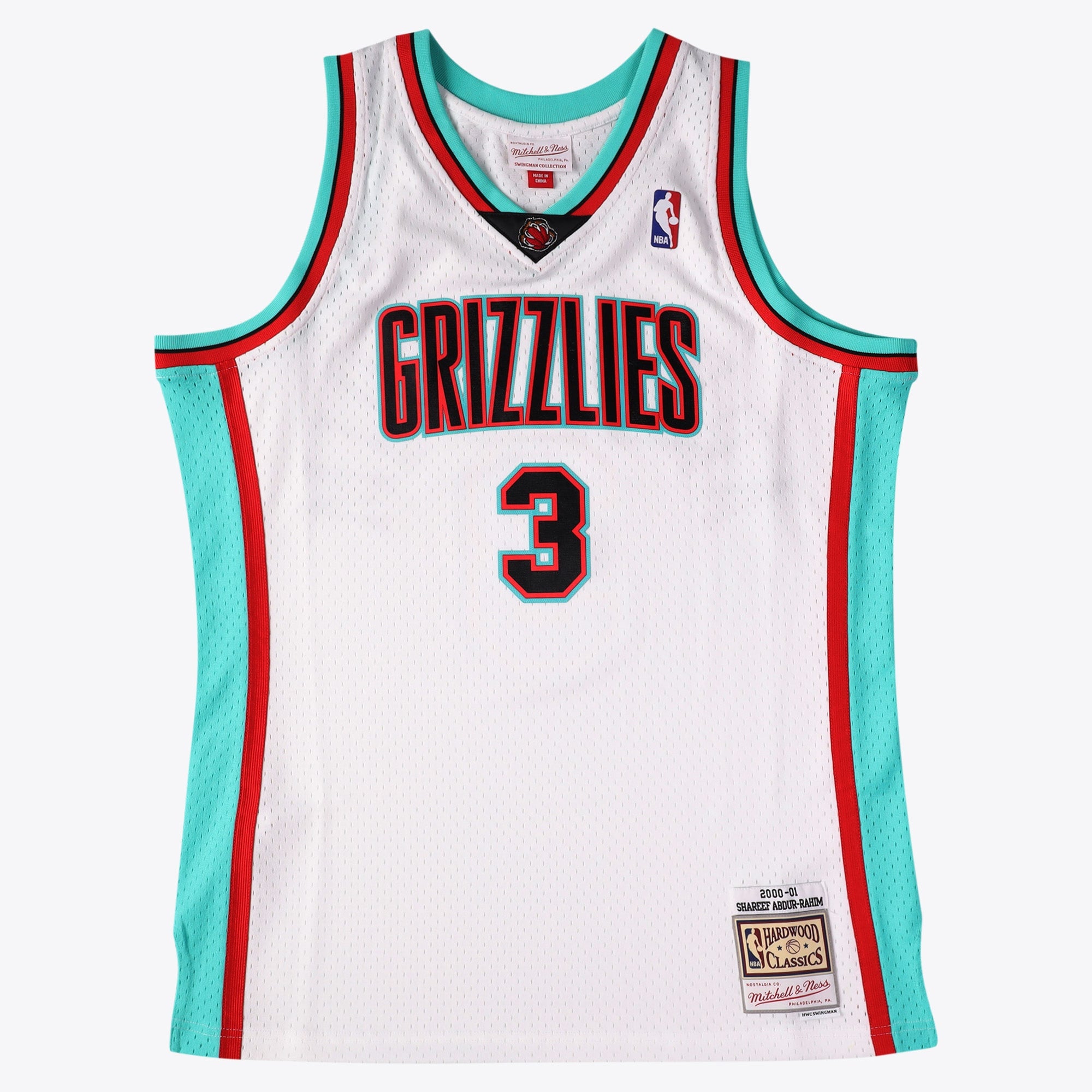 Vancouver Grizzlies Mitchell & Ness Shareef Abdur-Rahim 2000 Swingman Authentic Jersey - White