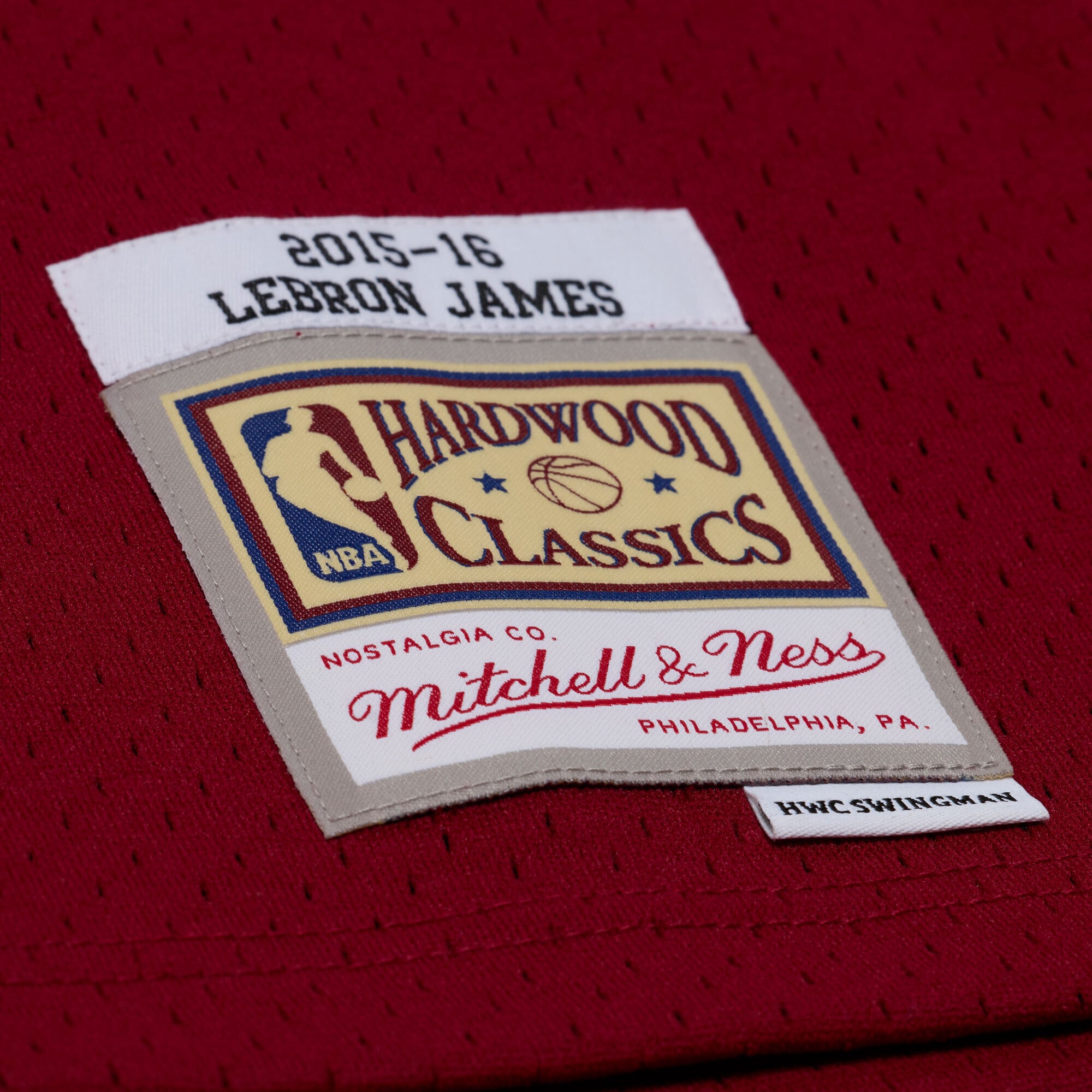 Cleveland Cavaliers Lebron James 2015-16 Mitchell & Ness Jersey