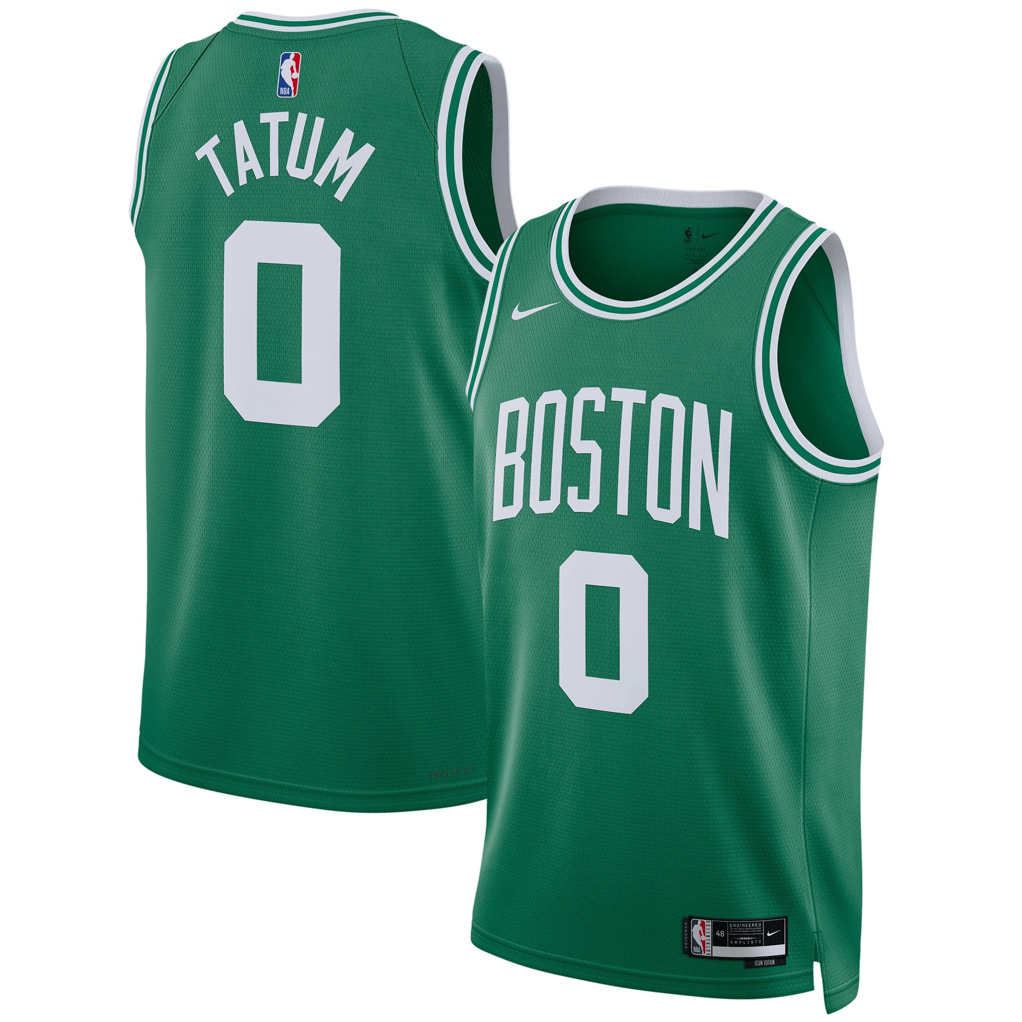 Boston Celtics Nike Icon Edition Swingman Jersey - Kelly Green - Jayson Tatum - Unisex