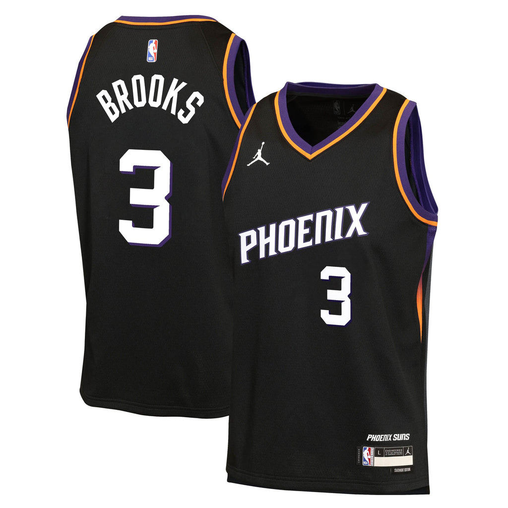 Phoenix Suns Jordan Brand Statement Edition Jersey - Black - Dillon Brooks - Youth
