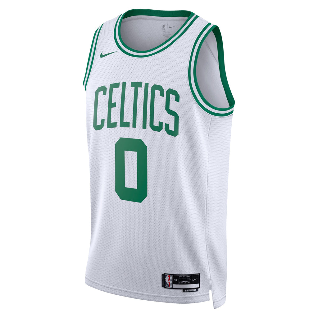 Boston Celtics Nike Association Edition Swingman Jersey - White - Jayson Tatum - Unisex