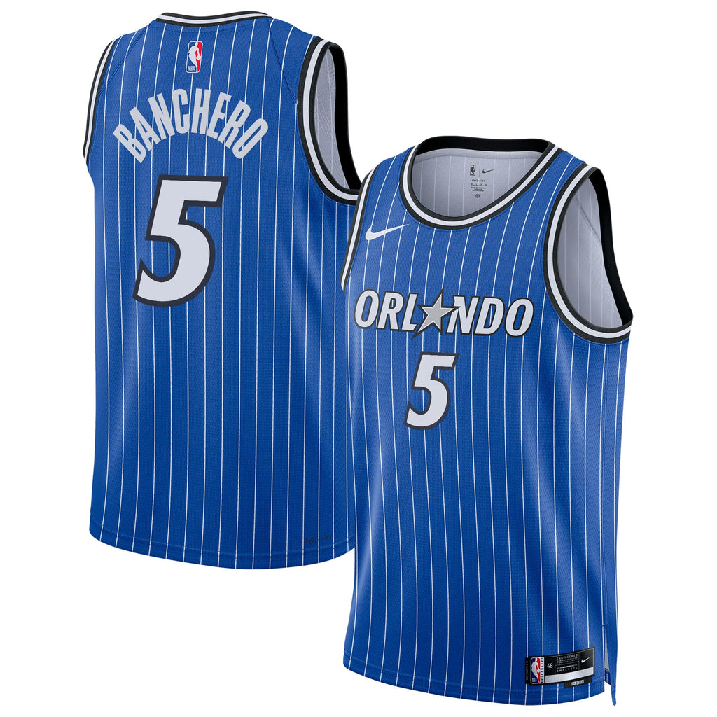 Orlando Magic Nike Replica Icon Edition Swingman Jersey - Blue - Paolo Banchero - Unisex