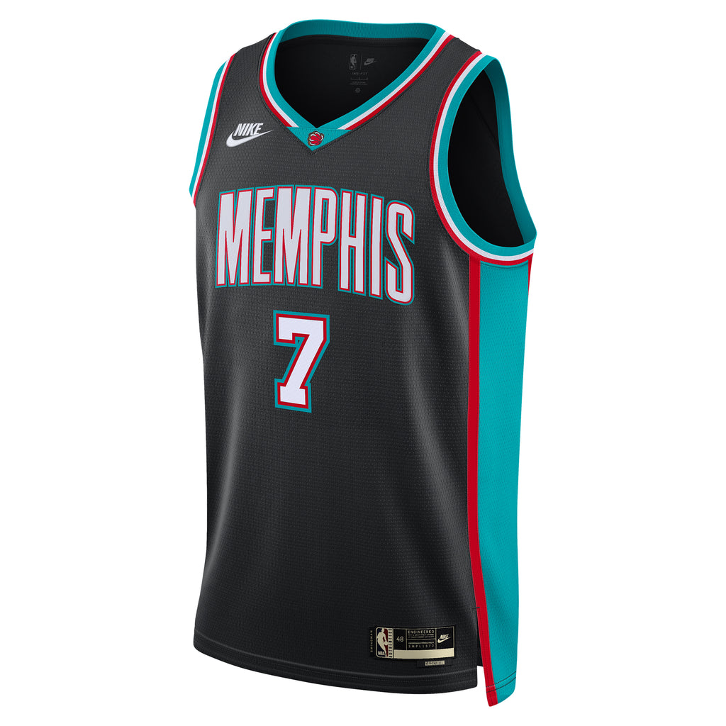 Memphis Grizzlies Nike Classic Edition Jersey - Black - Santi Aldama - Unisex