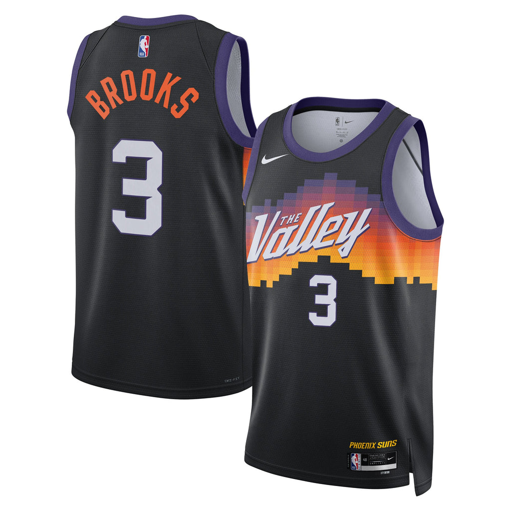 Phoenix Suns Nike 2025/26 City Edition Swingman Jersey - Black - Dillon Brooks - Unisex