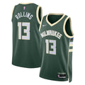 Milwaukee Bucks Nike Icon Edition Swingman Jersey - Hunter Green - Ryan Rollins - Unisex