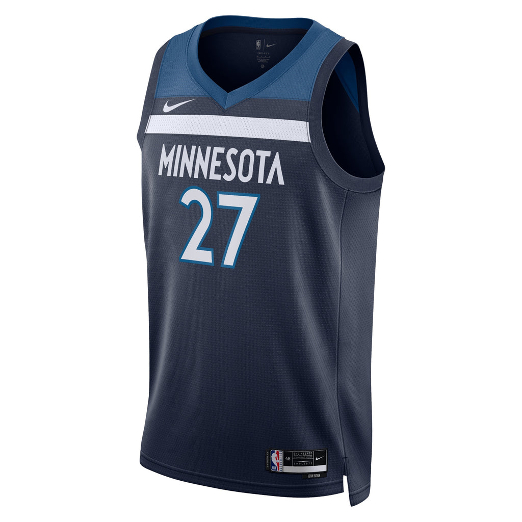 Minnesota Timberwolves Nike Icon Edition Swingman Jersey - Navy - Rudy Gobert - Unisex