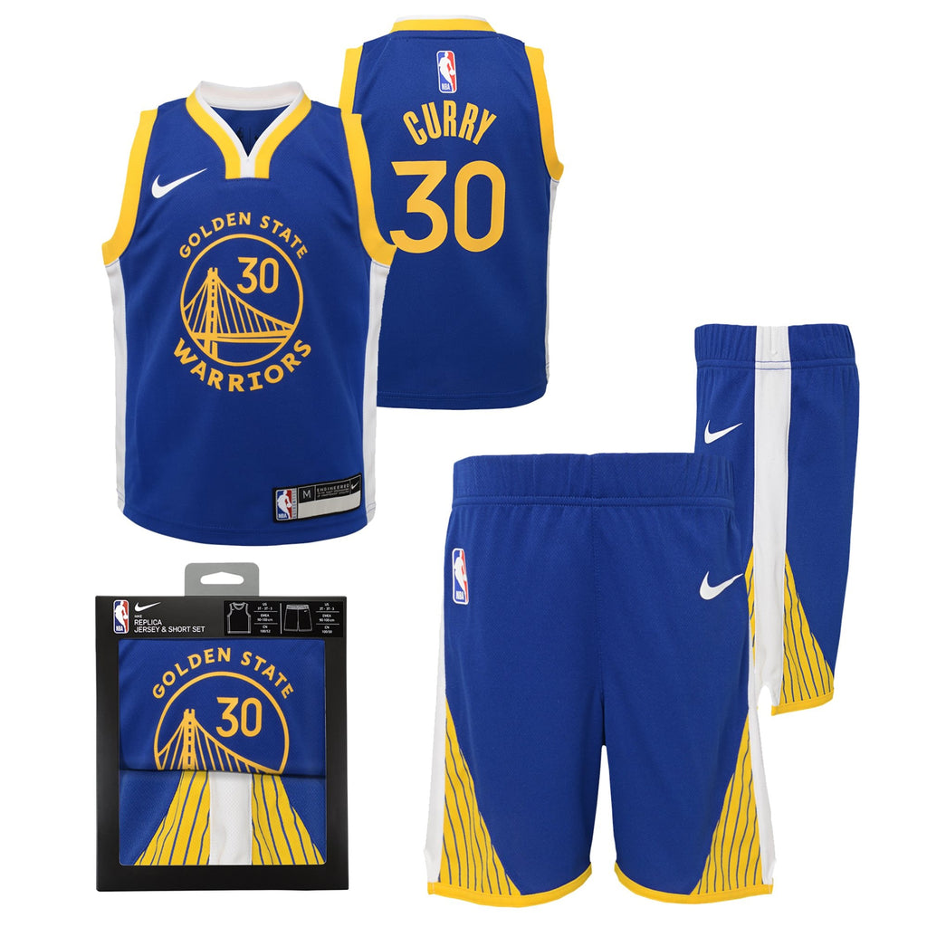 Golden State Warriors Replica Icon Jersey Box Set - Stephen Curry - Infant